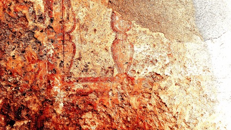 Fresco en el exterior de la alcubilla